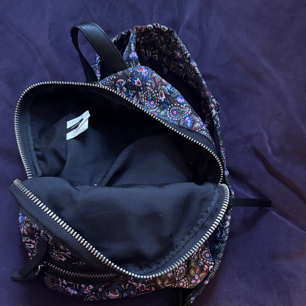 Marc Jacobs Black and Blue Patterned Mini Backpack - Picture 4 of 4
